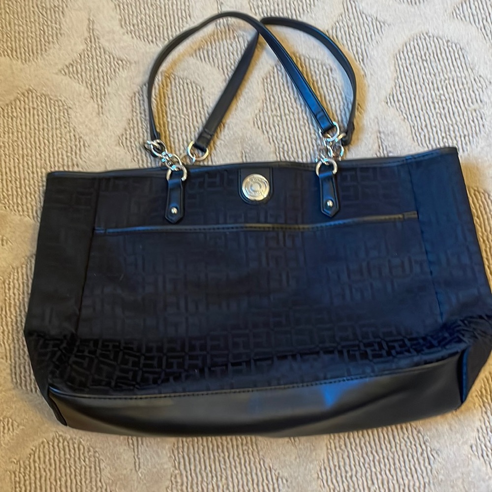 Tommy Hilfiger Black Tote Bag
